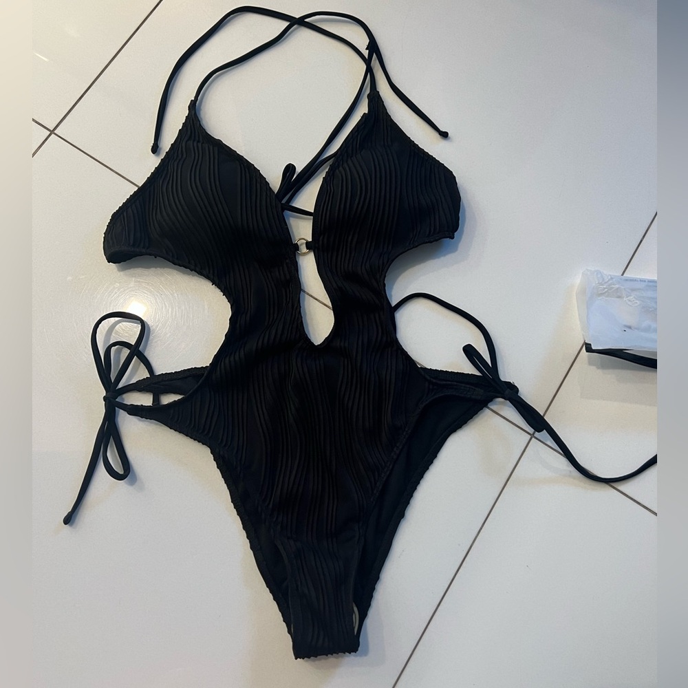 Black bathing suit